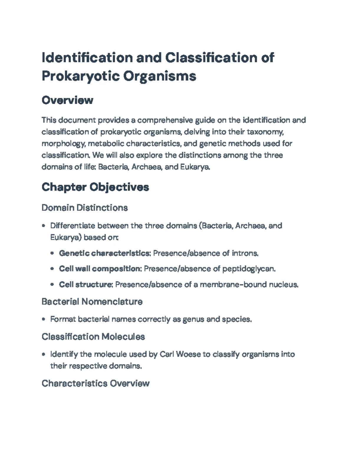 Microorganism Classification and Identification: Taxonomy Insights ...