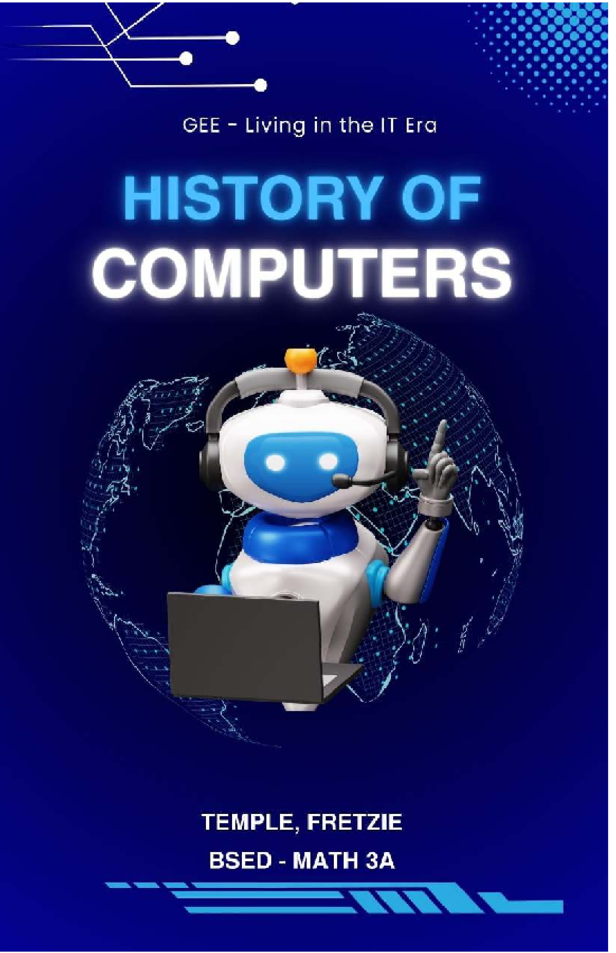 GEE ITI 3A: History of Computers in the IT Era - Studocu