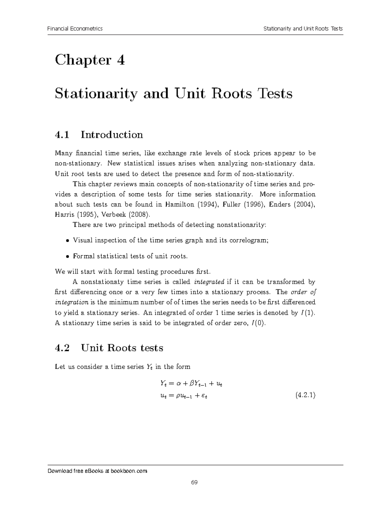 5. Chapter 4 - Analyzing Stationarity & Conducting Unit Roots Tests ...