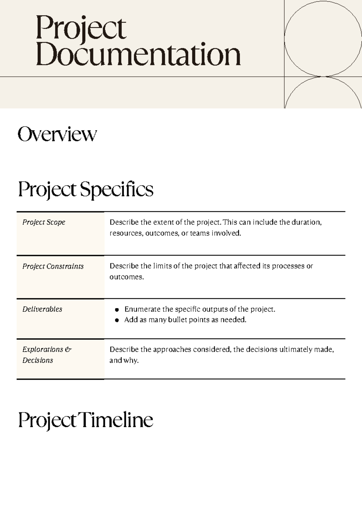 Project Documentation Overview: Scope, Constraints, and Outcomes - Studocu