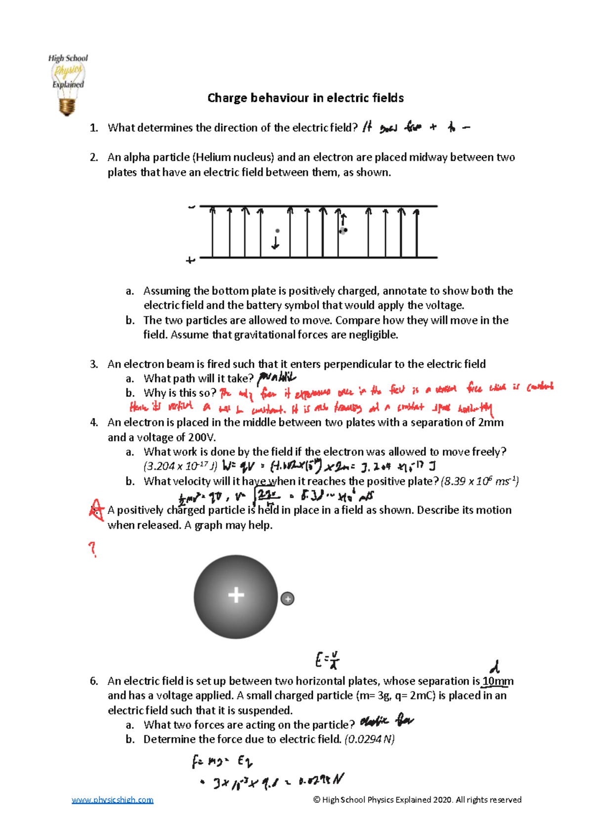 Charge Behavior in Electric Fields: PH 101 Lecture Notes - Studocu