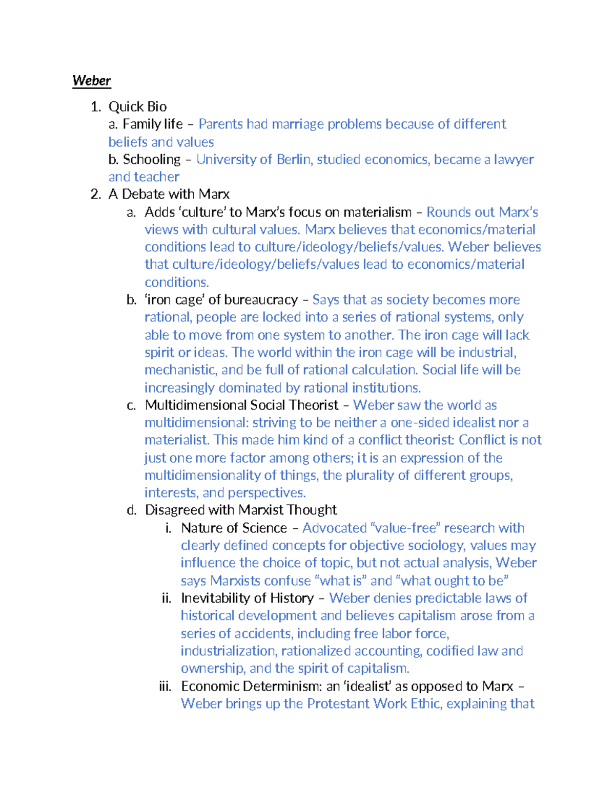 Sociology 101 Final Study Guide: Key Theories and Thinkers - Studocu