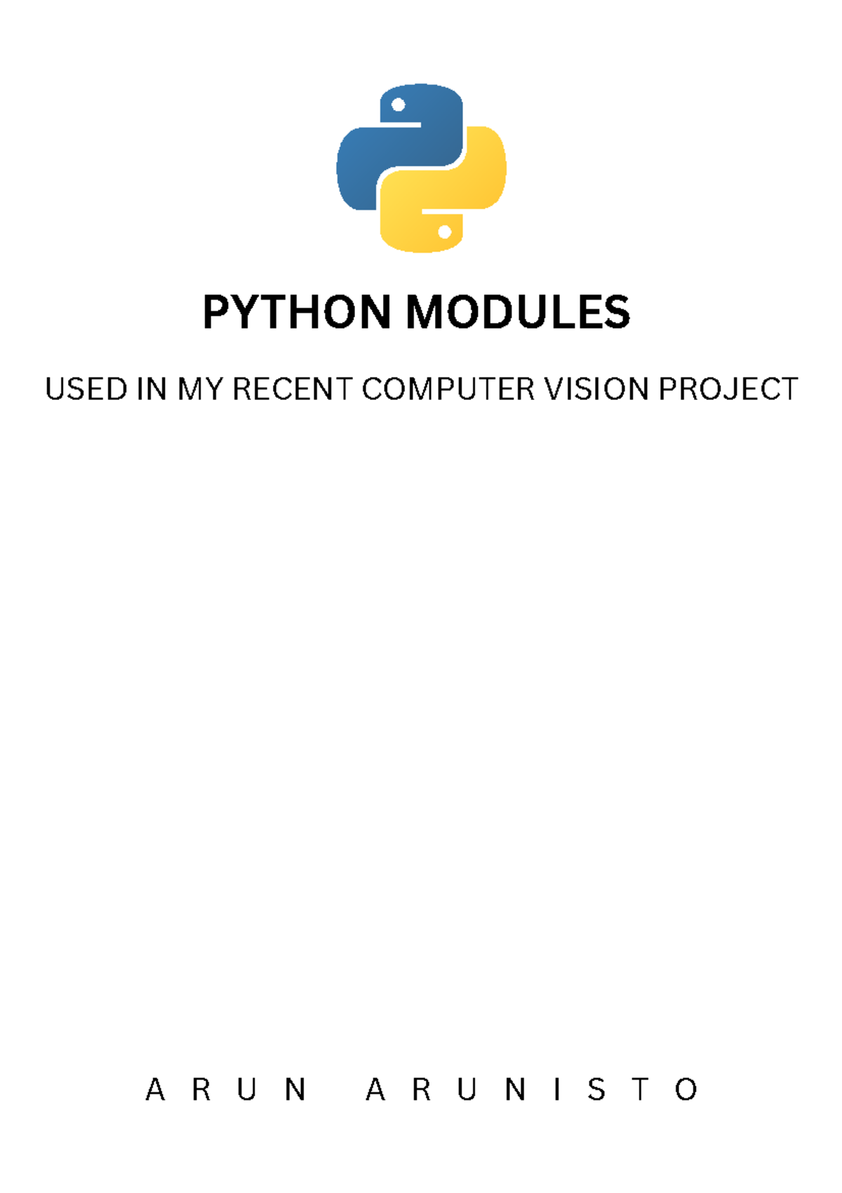 Python modules grow ai - PYTHON MODULES USED IN MY RECENT COMPUTER ...
