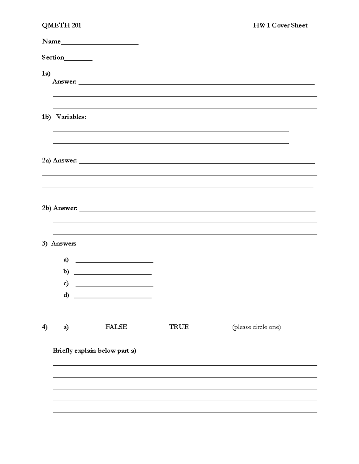 Homework 1 Cover Page-01bb6bb3-03ba-4005-8014-2fee35d25e26 - QMETH 201 ...