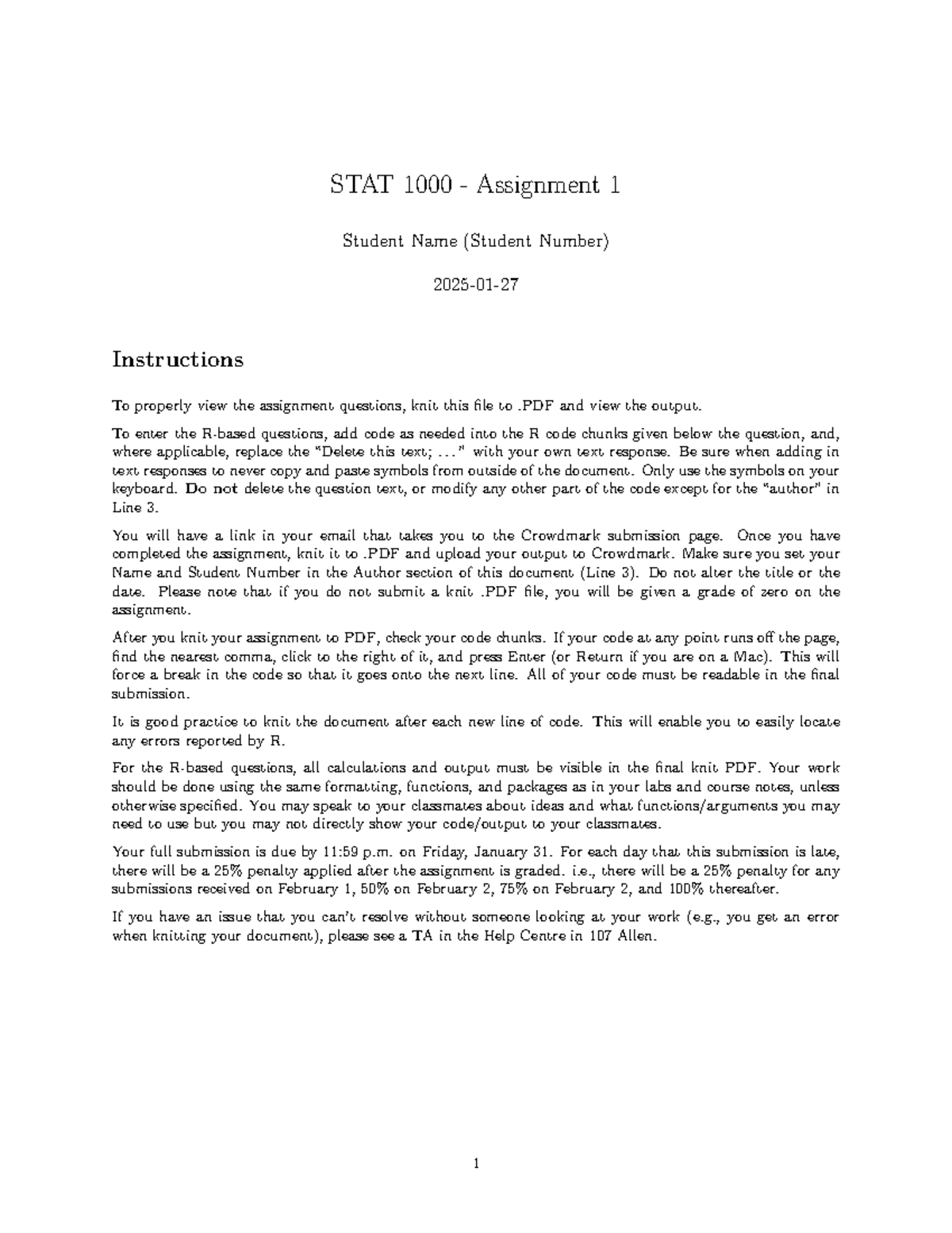 STAT 101 Assignment 1: NBA Data Analysis and Visualization - Studocu