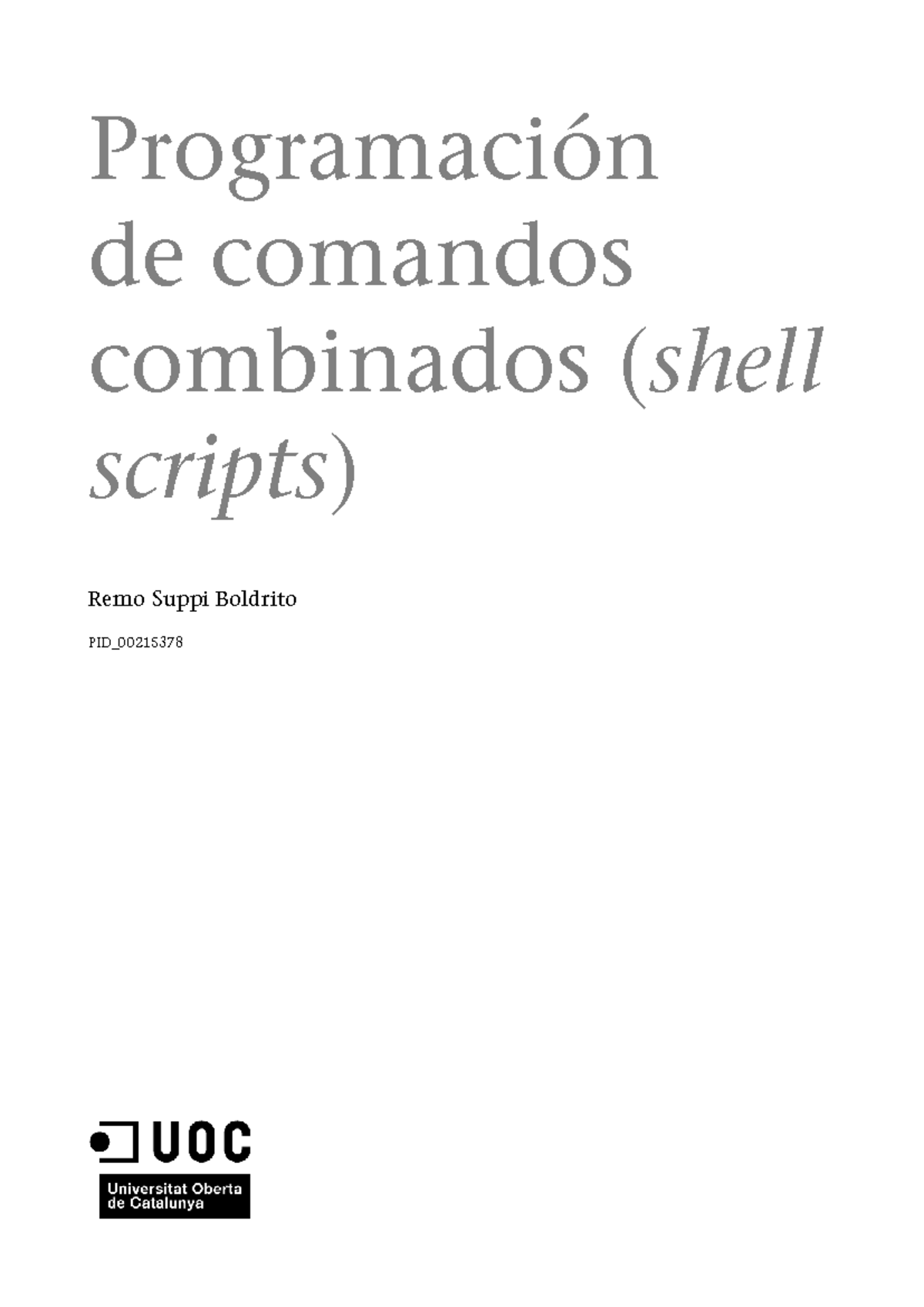 Administración de sistemas GNU Linux: Programación de Shell Scripts ...