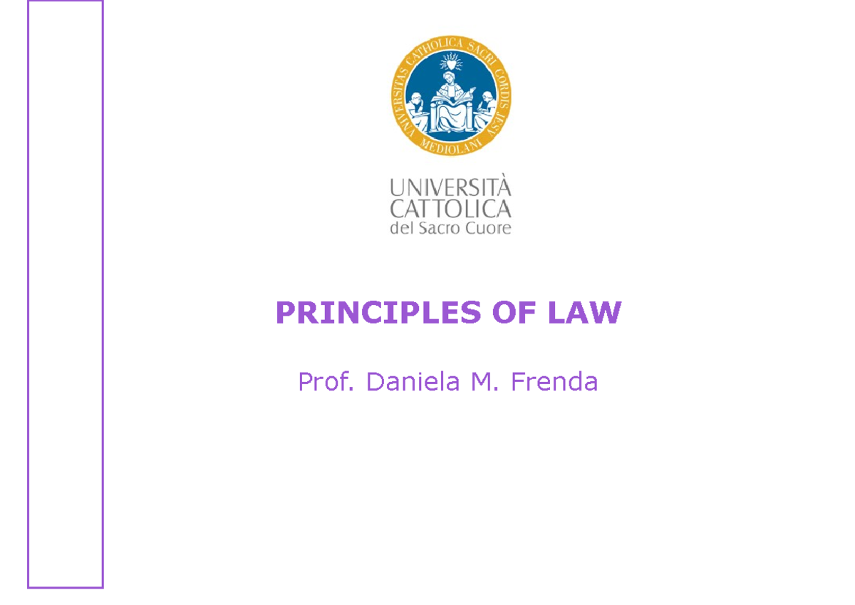 Principles of Law: Invalidity of Contracts - Lecture Notes - Studocu