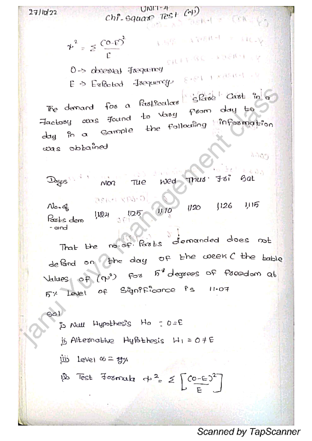 Stat Unit 4 - key notes for unit 4 - Statistics for Management - Studocu