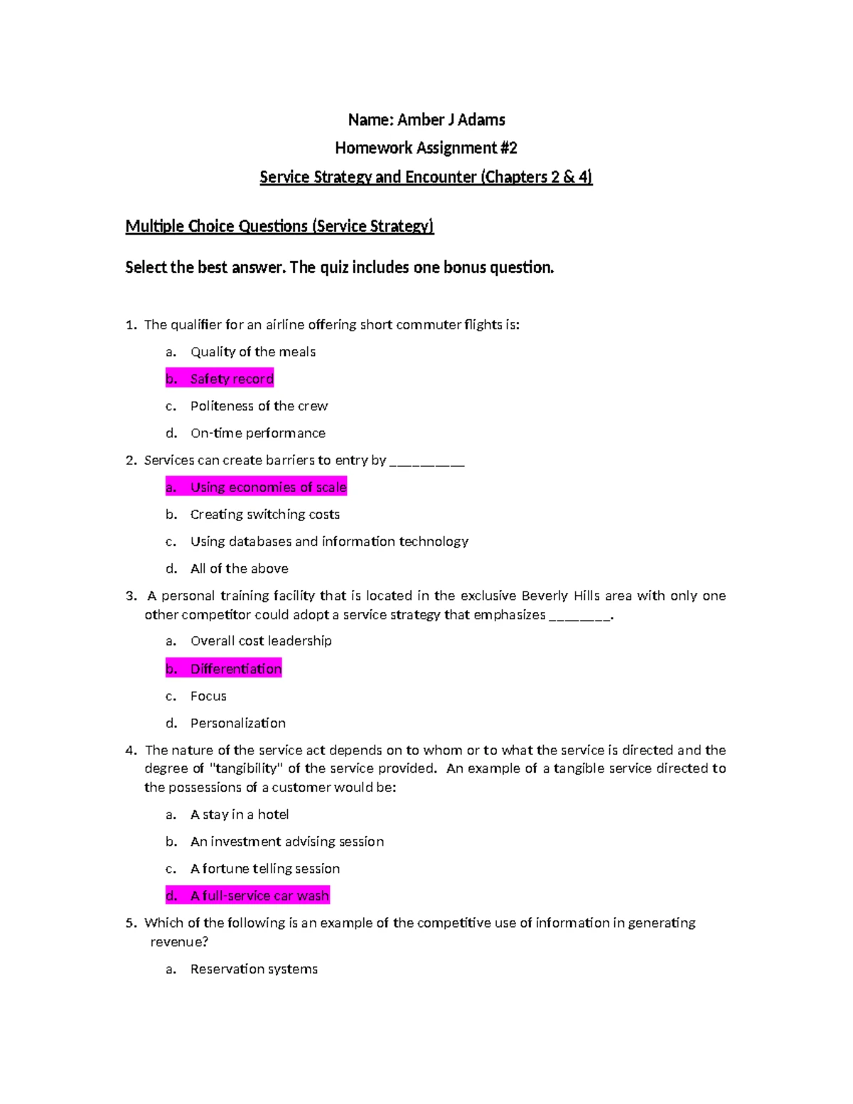 QSO 310 Module 1 Assignment - Name: Daniel Machado Homework Assignment ...