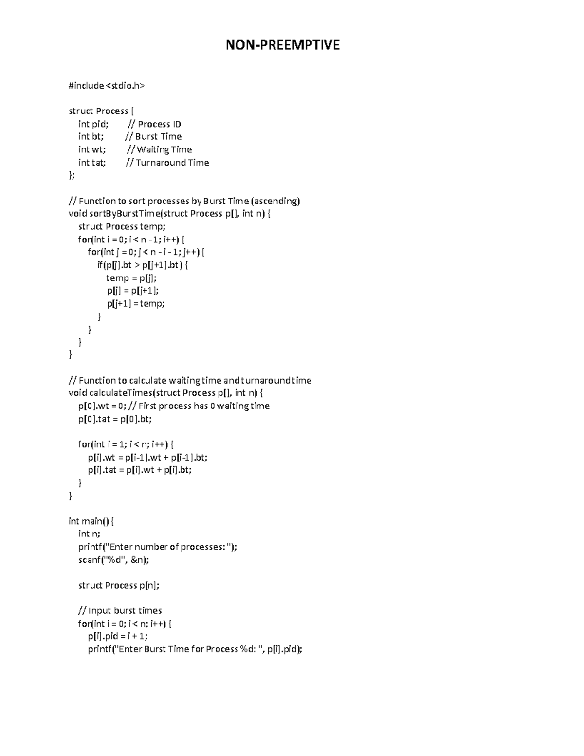 Pr5 - OSY Practical: Process Scheduling and Time Calculation - Studocu