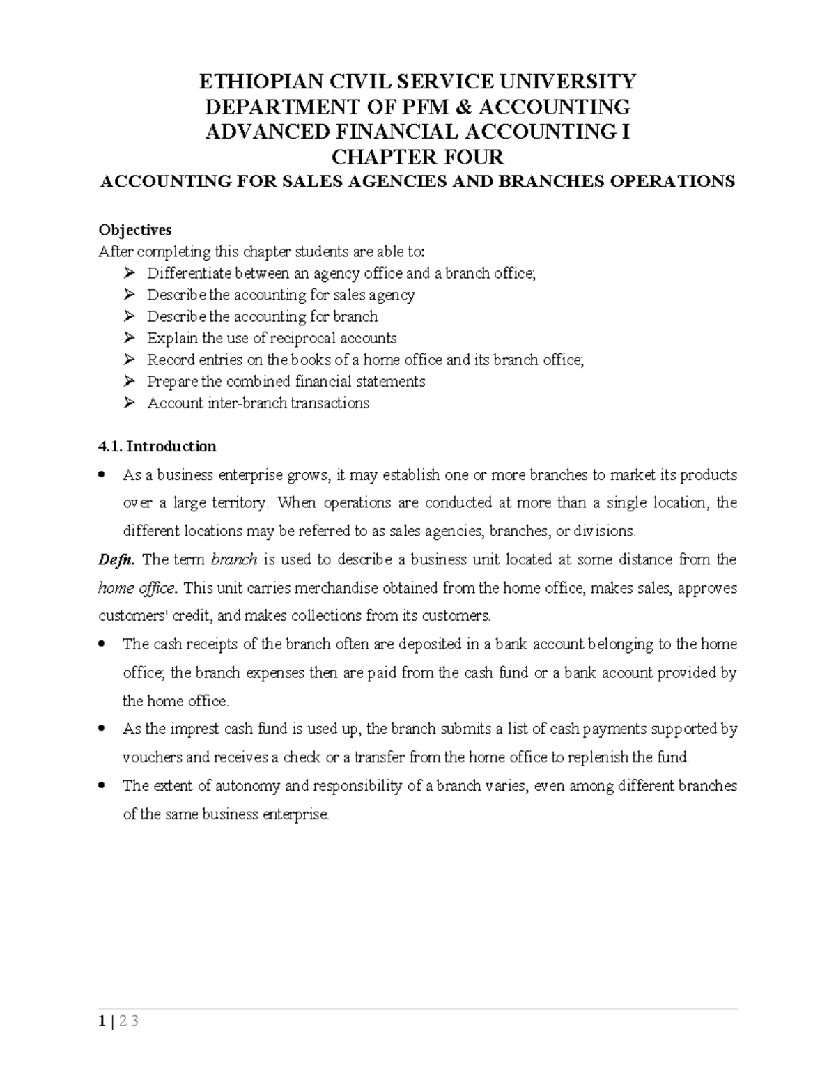 Adv FA chap 2 edited - advanced financial Accounting - CHAPTER TWO ...