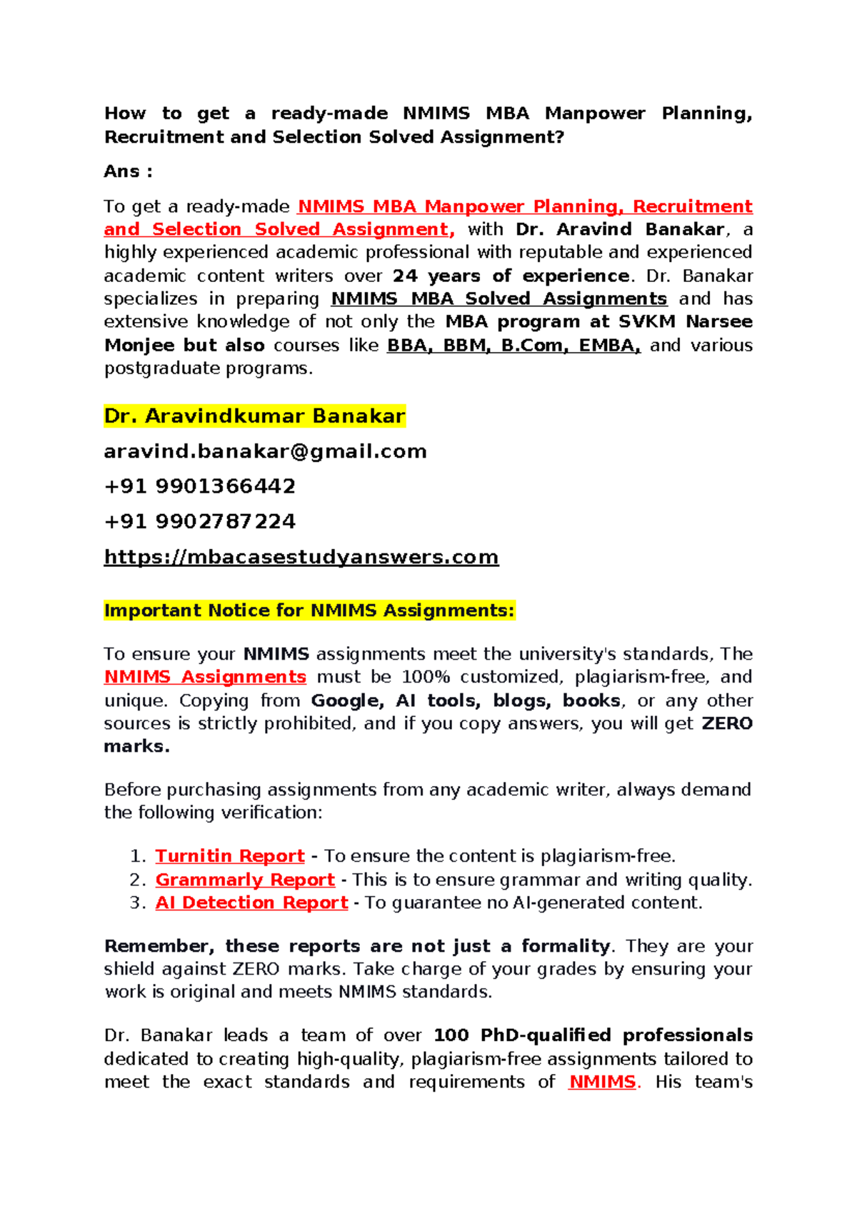 How to get a ready-made NMIMS MBA Performance Management System Solved ...
