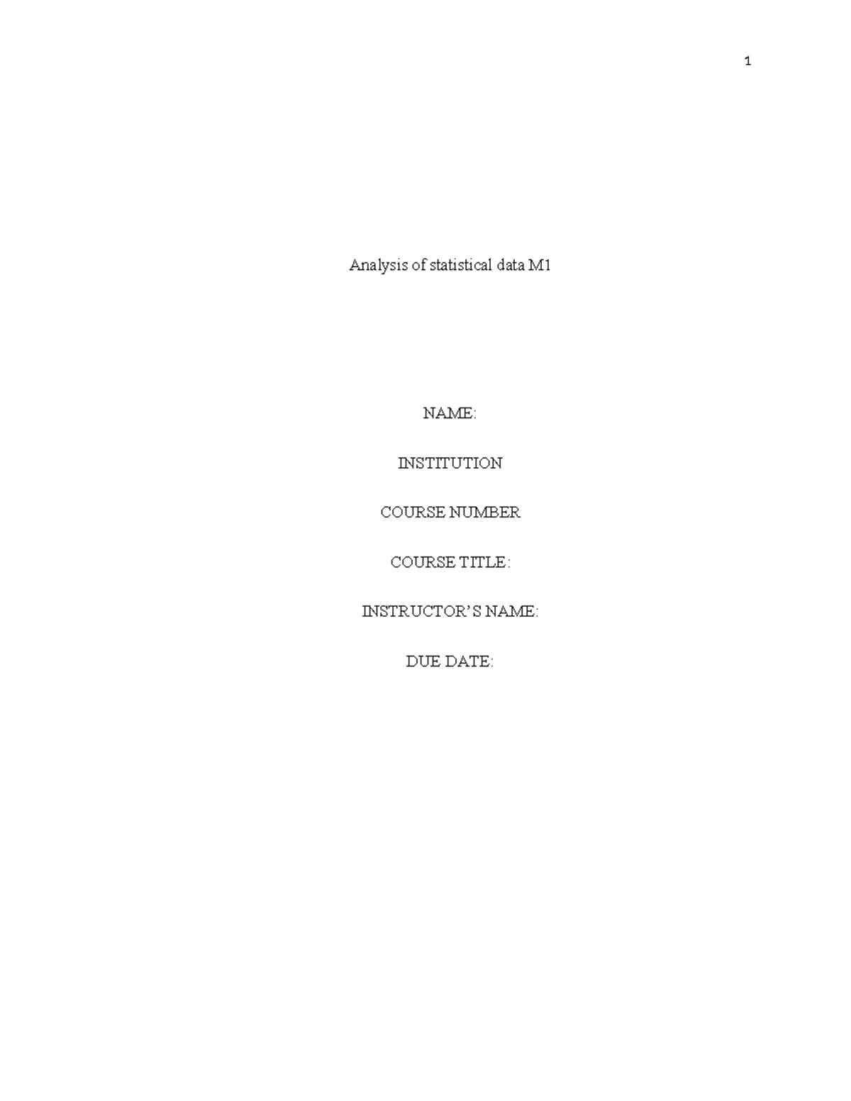 Analysis of statistical data1 - Statistical knowledge helps in data ...