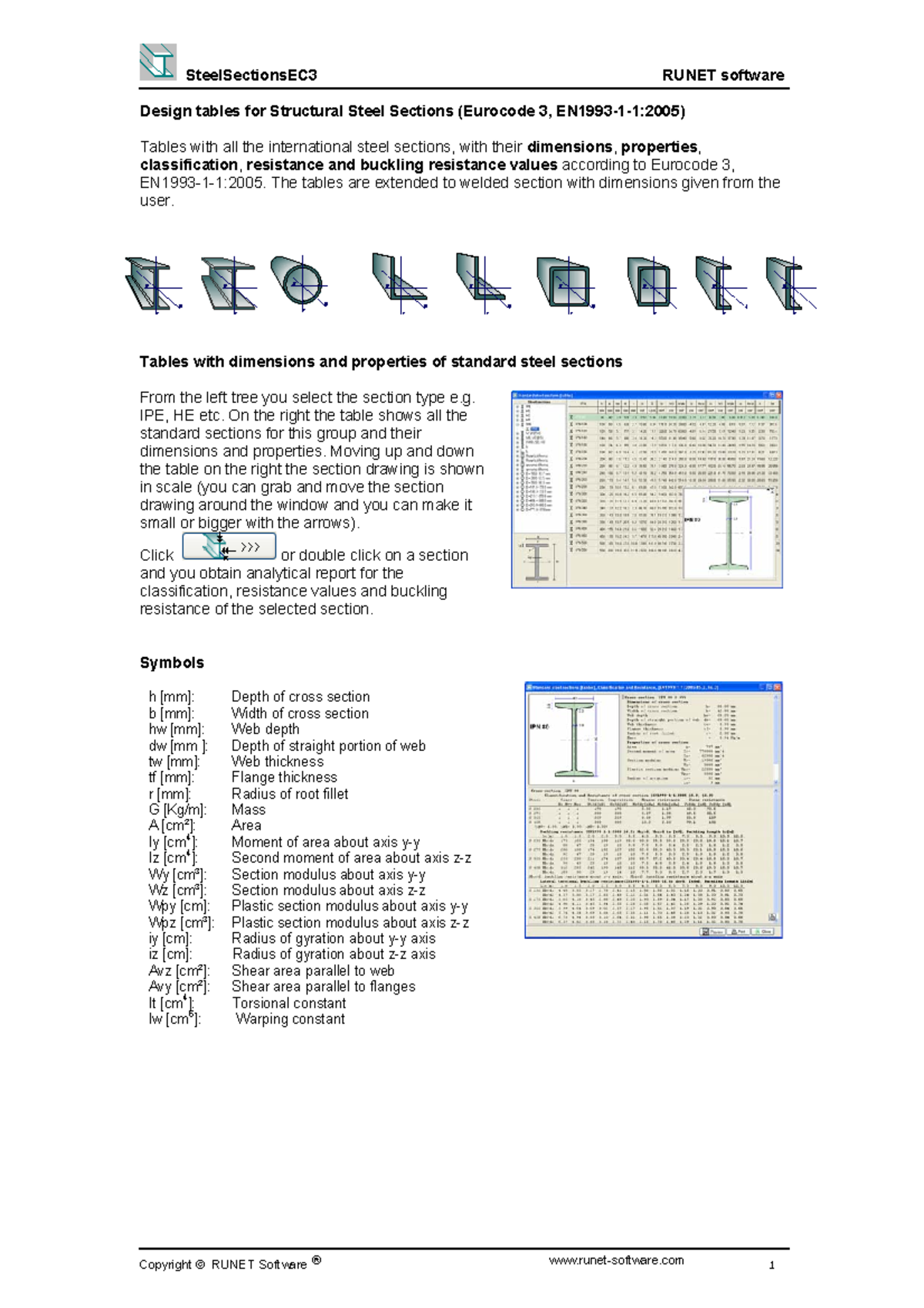 Design Tables for Structural Steel Sections (EC 3ENG) - Studocu