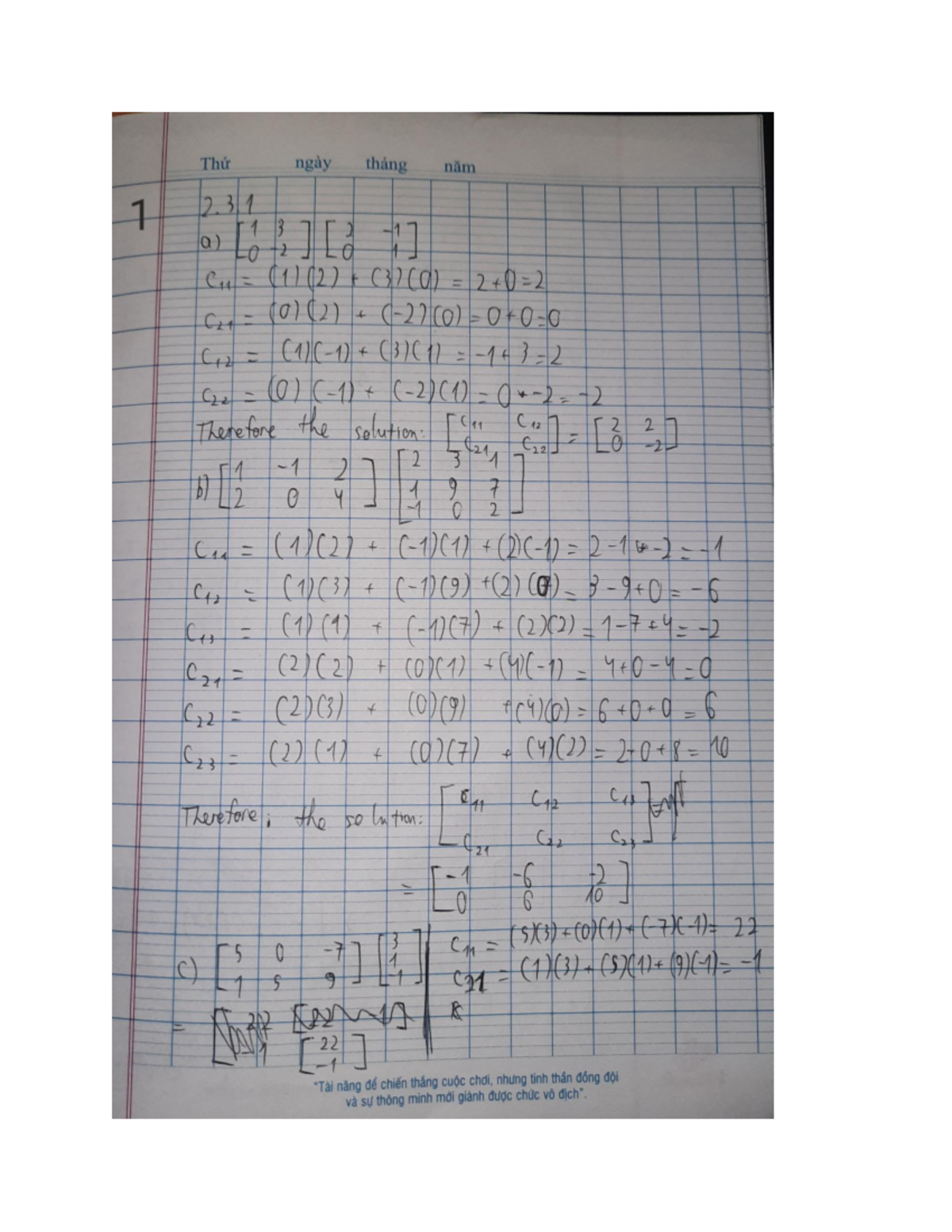 HW3 - Matrix Operations and Solutions Analysis - Studocu
