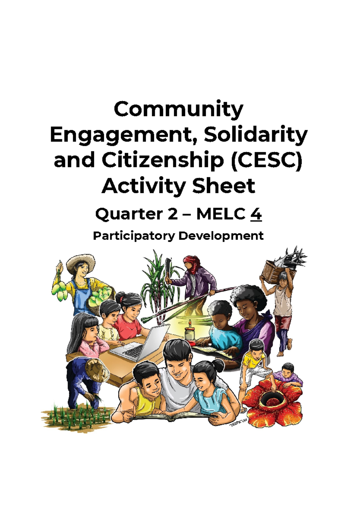 CESC Grade 12 Activity Sheet 6: Community Engagement Approaches - Studocu