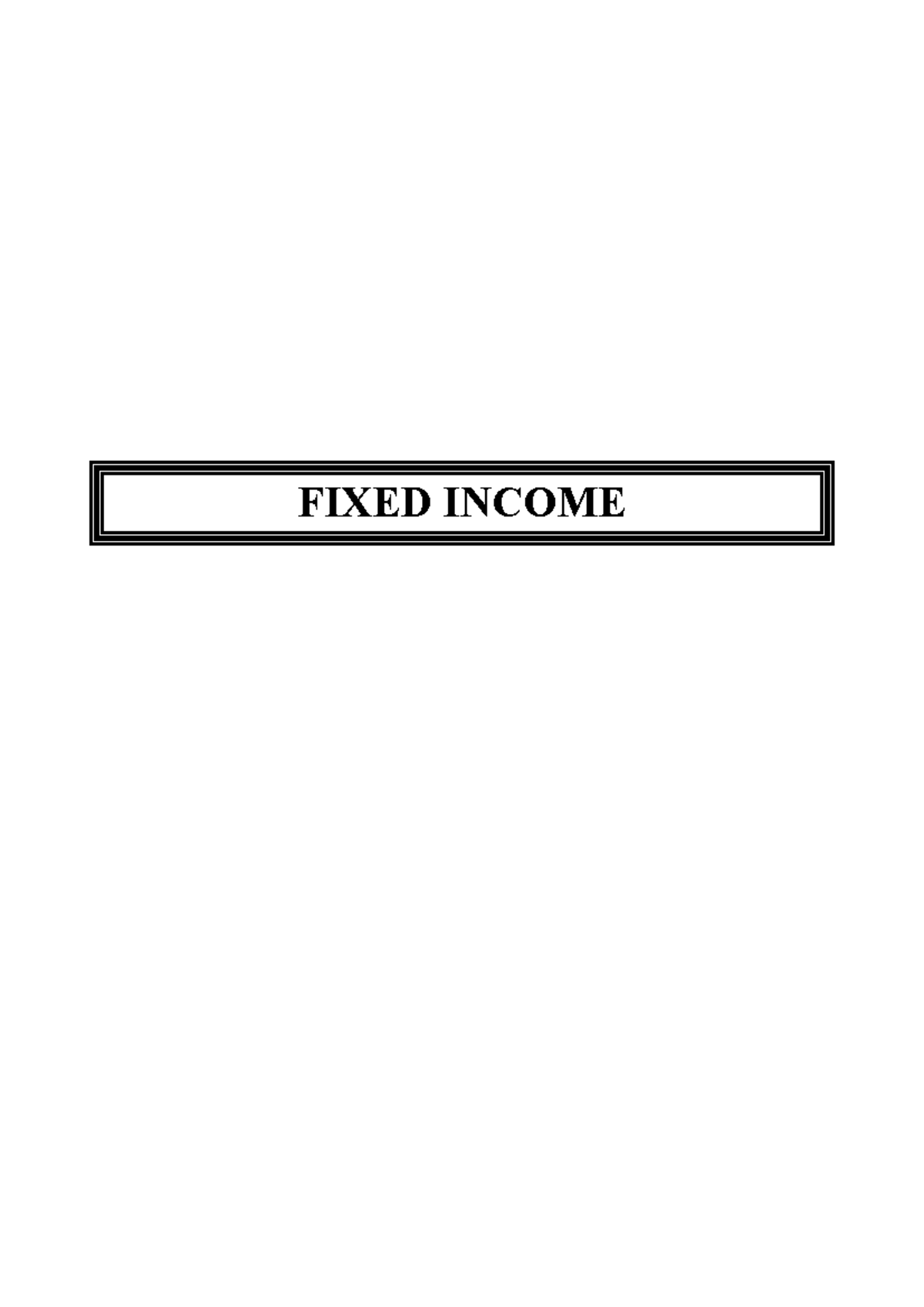Fixed Income 20 Learning Module 1 Practice Problems & Solutions - Studocu
