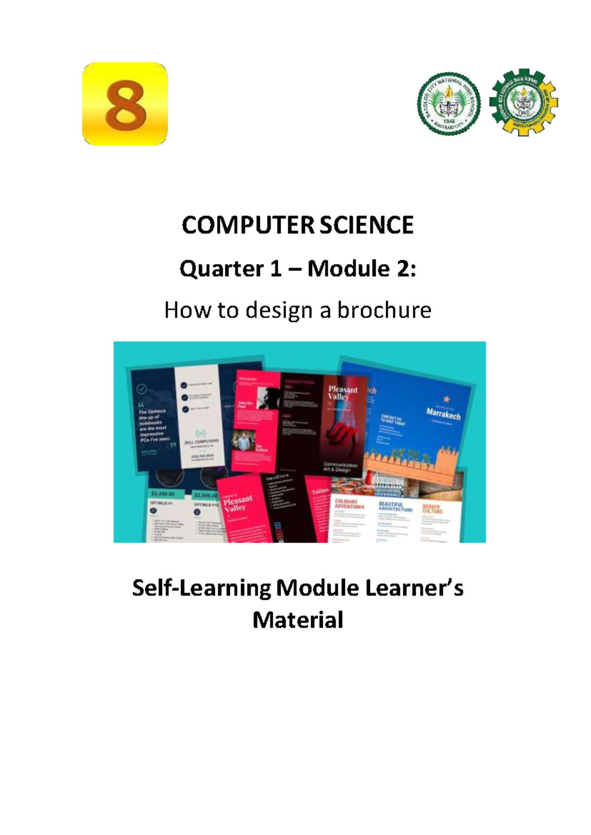 Gr 8 Computer Science - Brochure Designing Notes for Students - Studocu