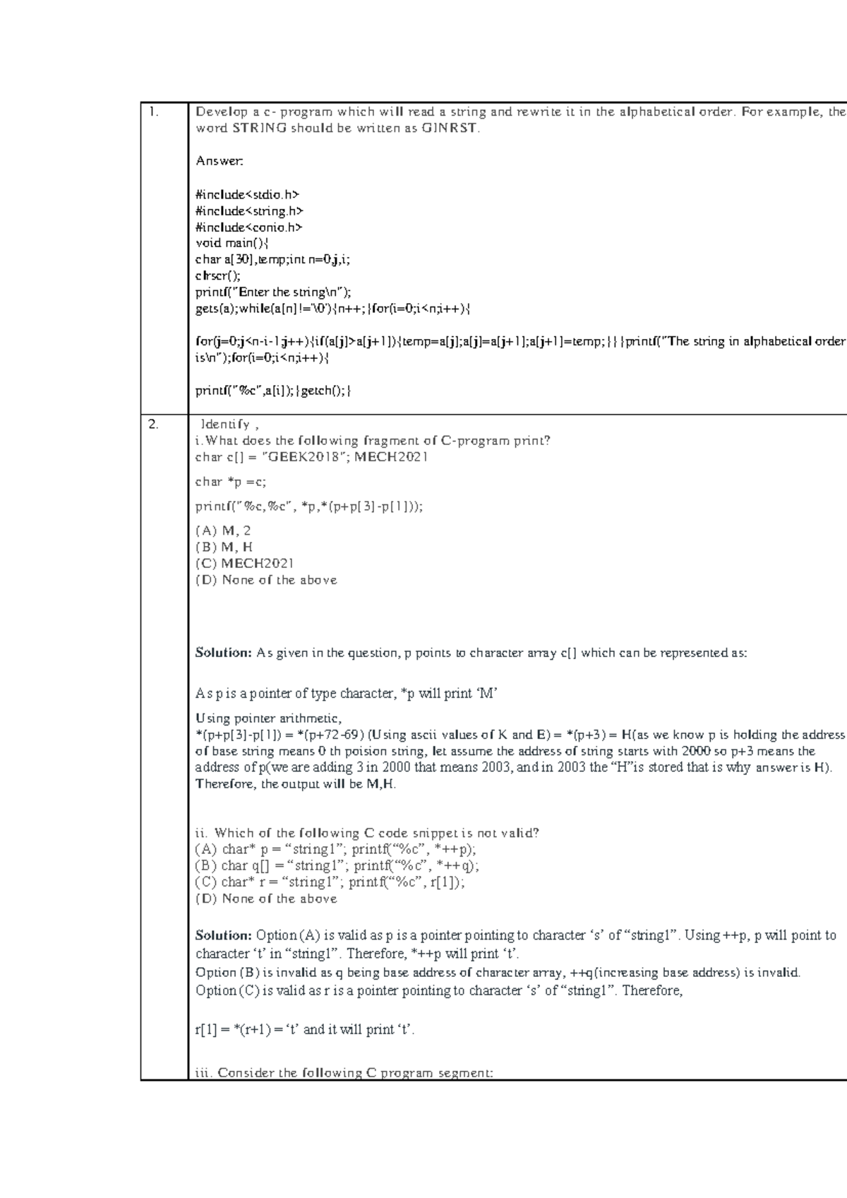 Programming FOR Problem Solving AS6 - Develop a c- program which will ...