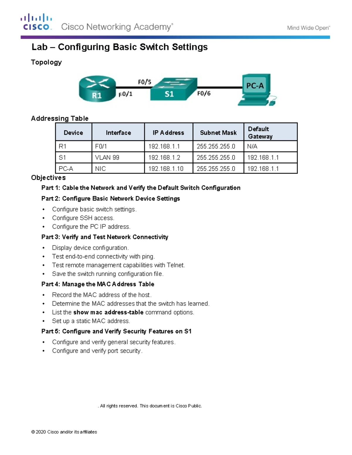 Lab 2: Calculating IPv4 Subnets - Full Answers and Solutions - Studocu