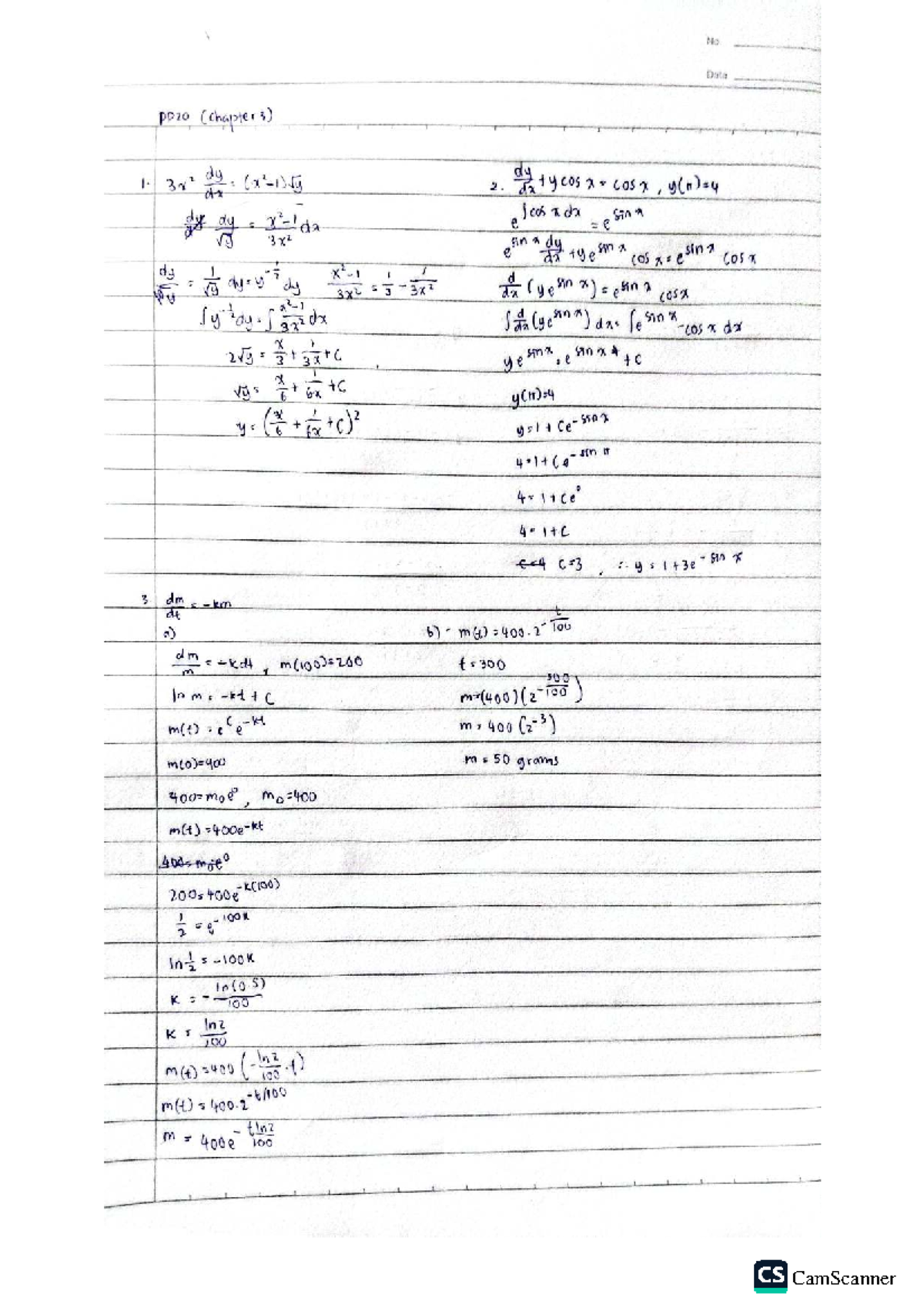 DD20 - Math Chapters Review and Problem Solutions - Studocu