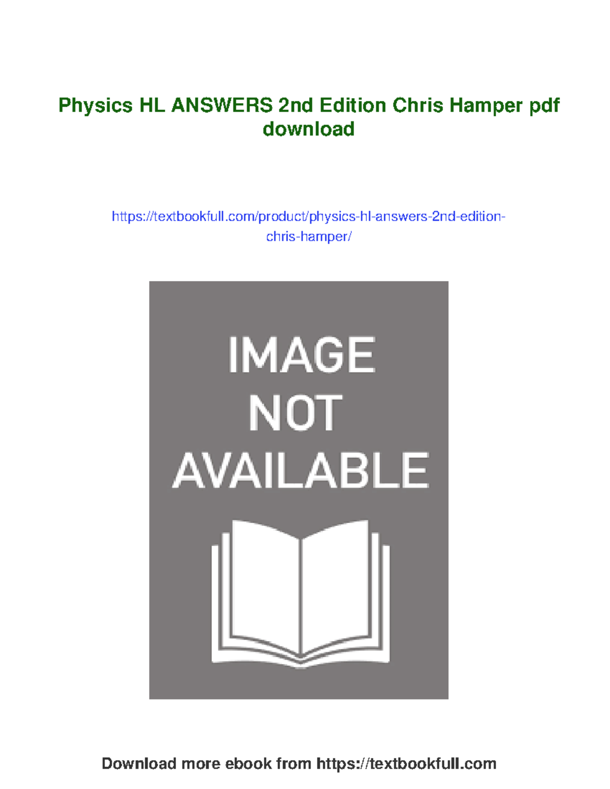 Physics HL Answers: Detailed Solutions and Explanations for - Studocu