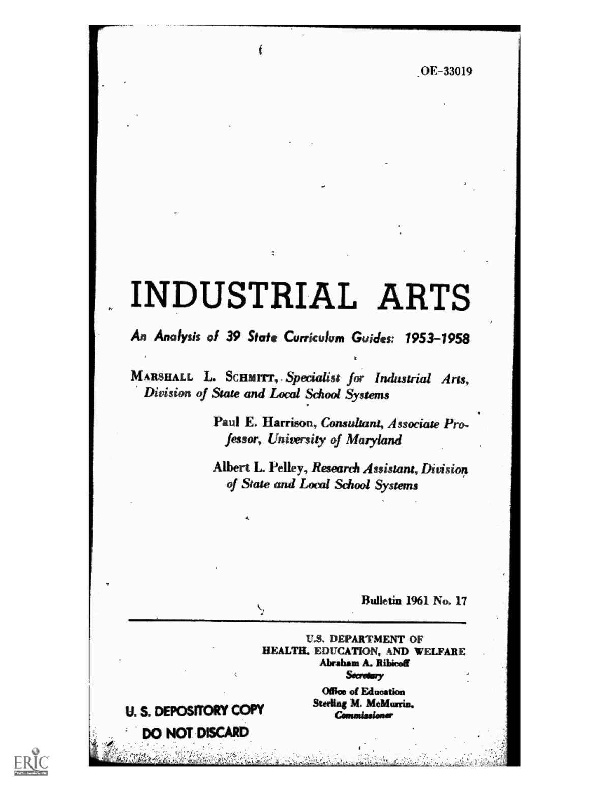 ED544088 - Analysis of 39 State Industrial Arts Curriculum Guides - Studocu