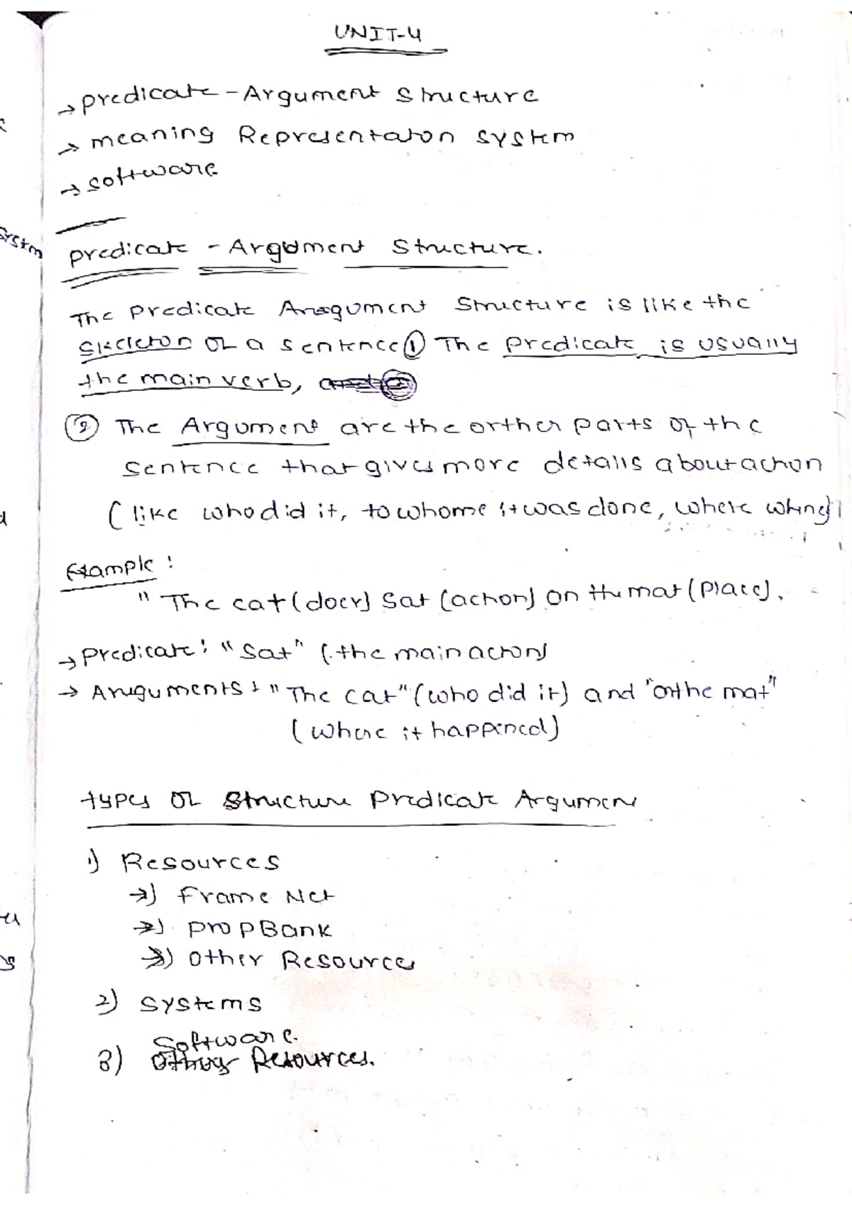NLP unit 4 - nlp - predicate Argument Structure meaning Representation ...