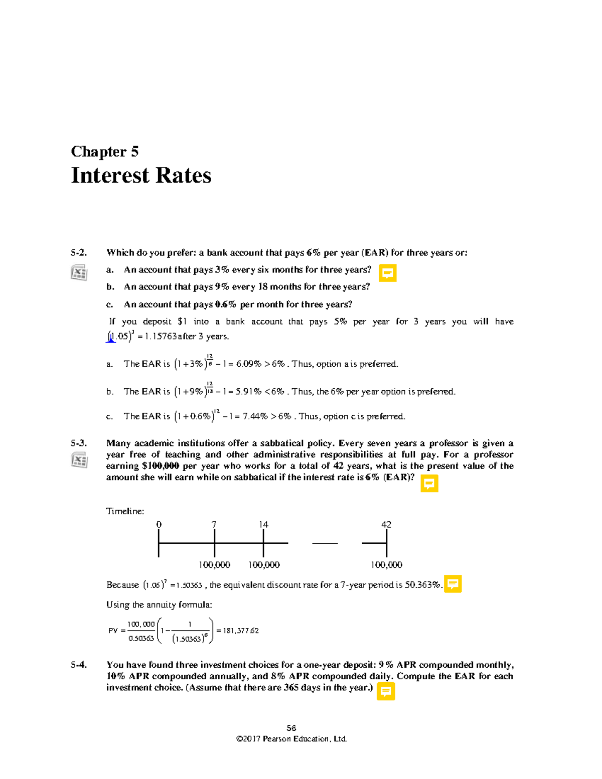 Tutorial 3 Solutions - Chapter 5: Interest Rates Analysis - Studocu