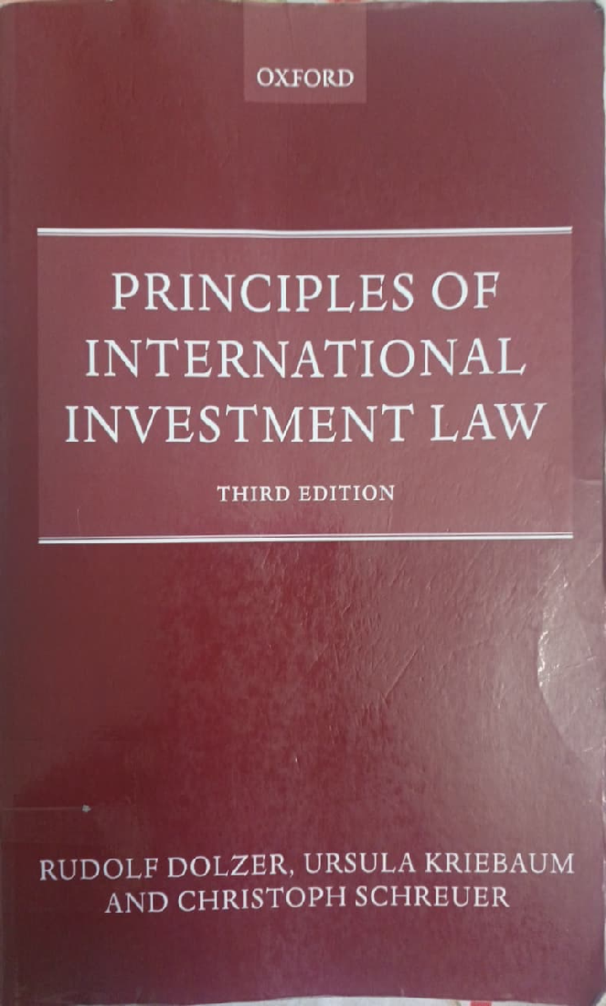 Chapter 1: History, Sources, and Nature of International Investment Law ...