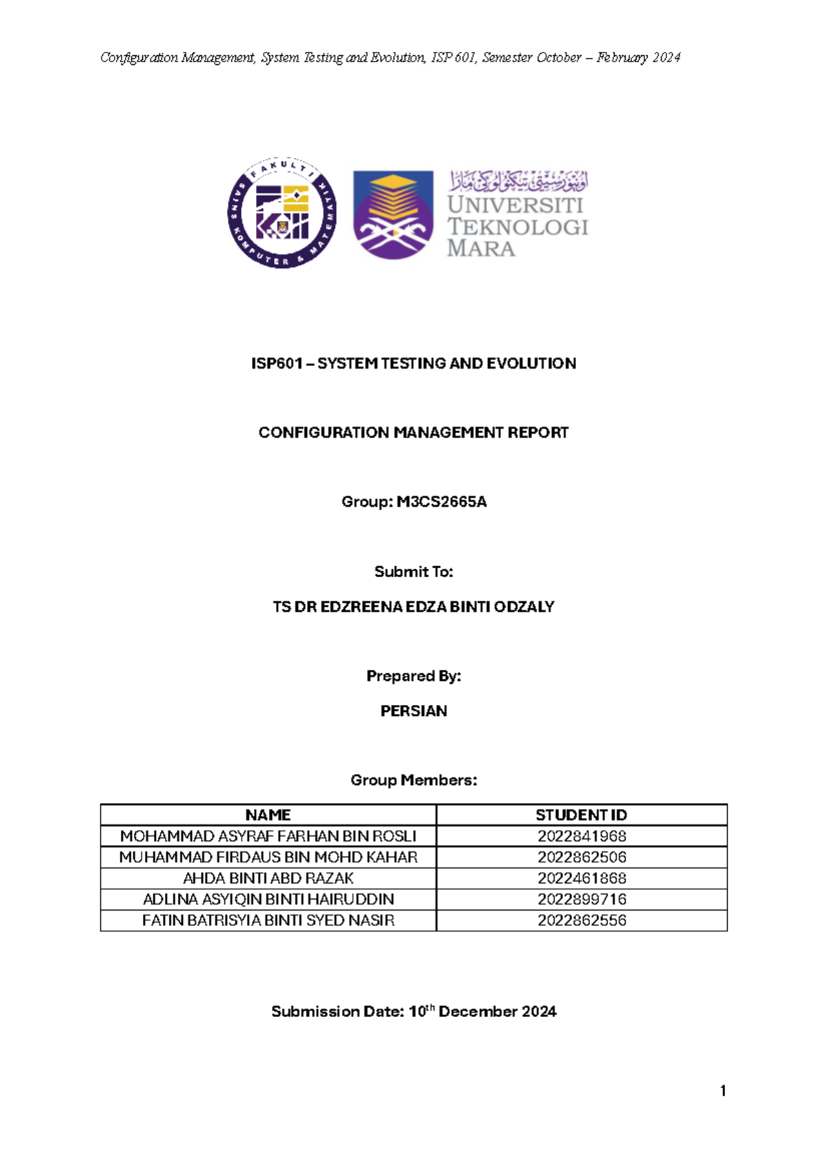 ISP601 - Configuration Management Report: Best Practices & Case Study ...