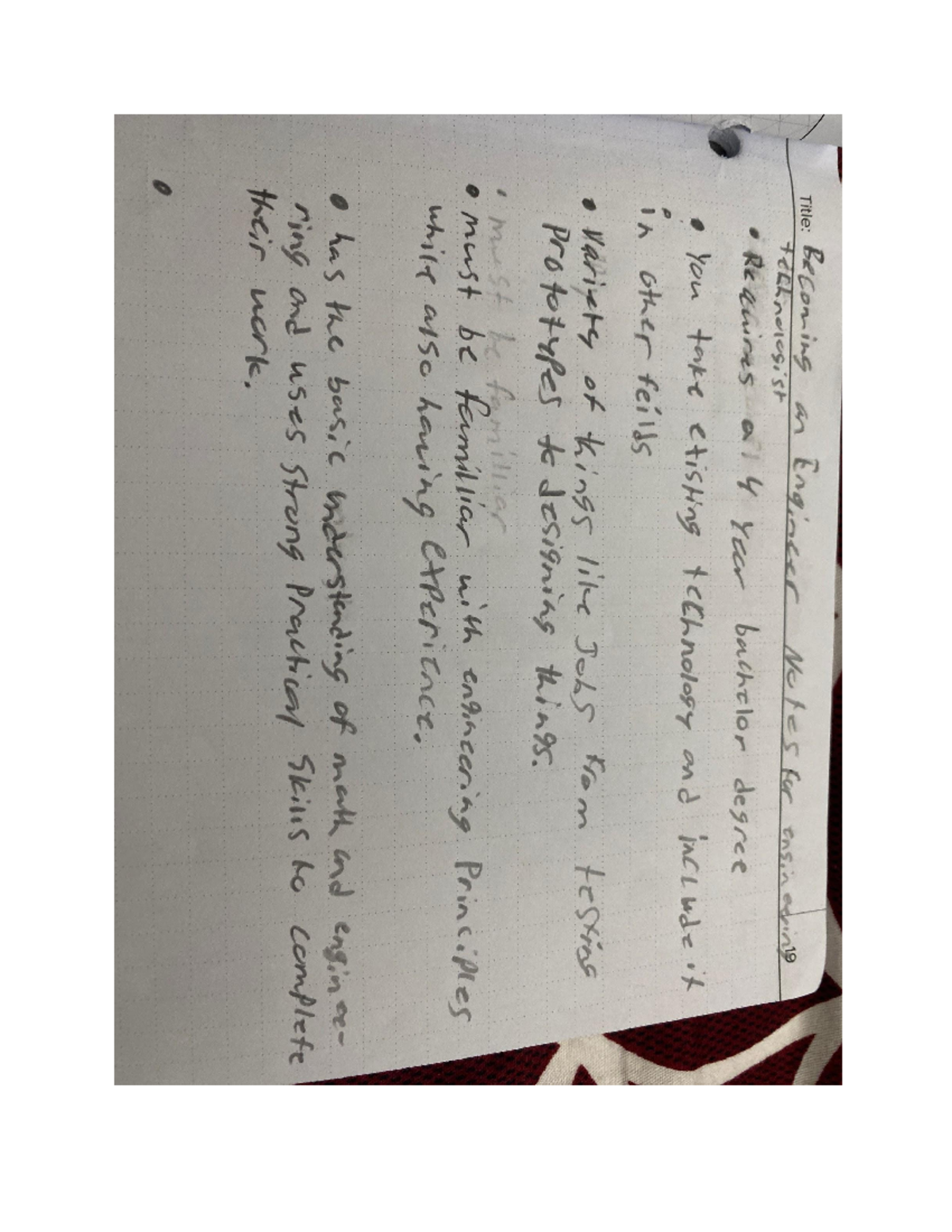 Becoming an Engineer - notes for EN - Title: Becoming an Engineer No ...
