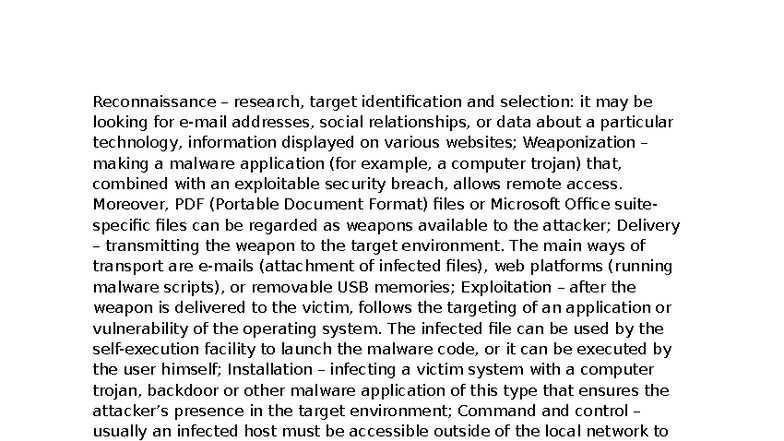 Reconnaissance Research & Info Assurance: Malware Delivery Tactics ...