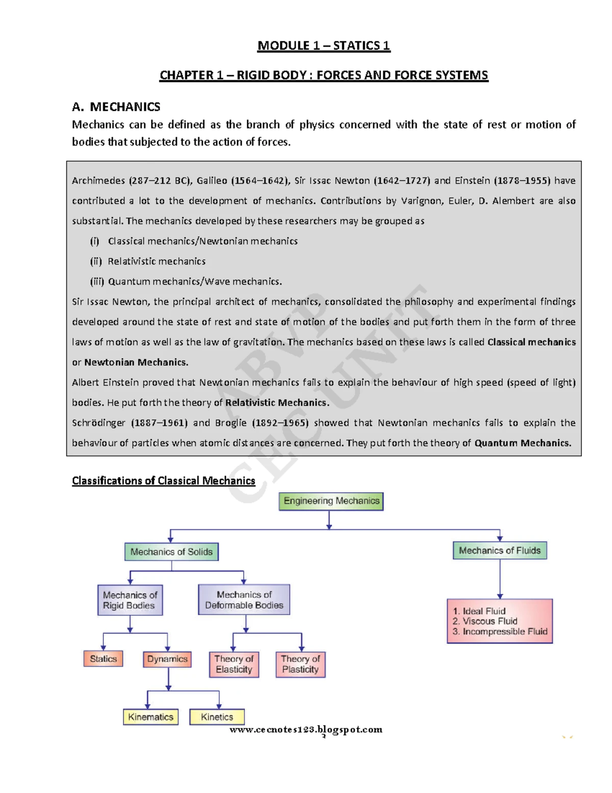Eng Mech 6 - Mechanical vibrations – Free and forced vibration - Degree ...