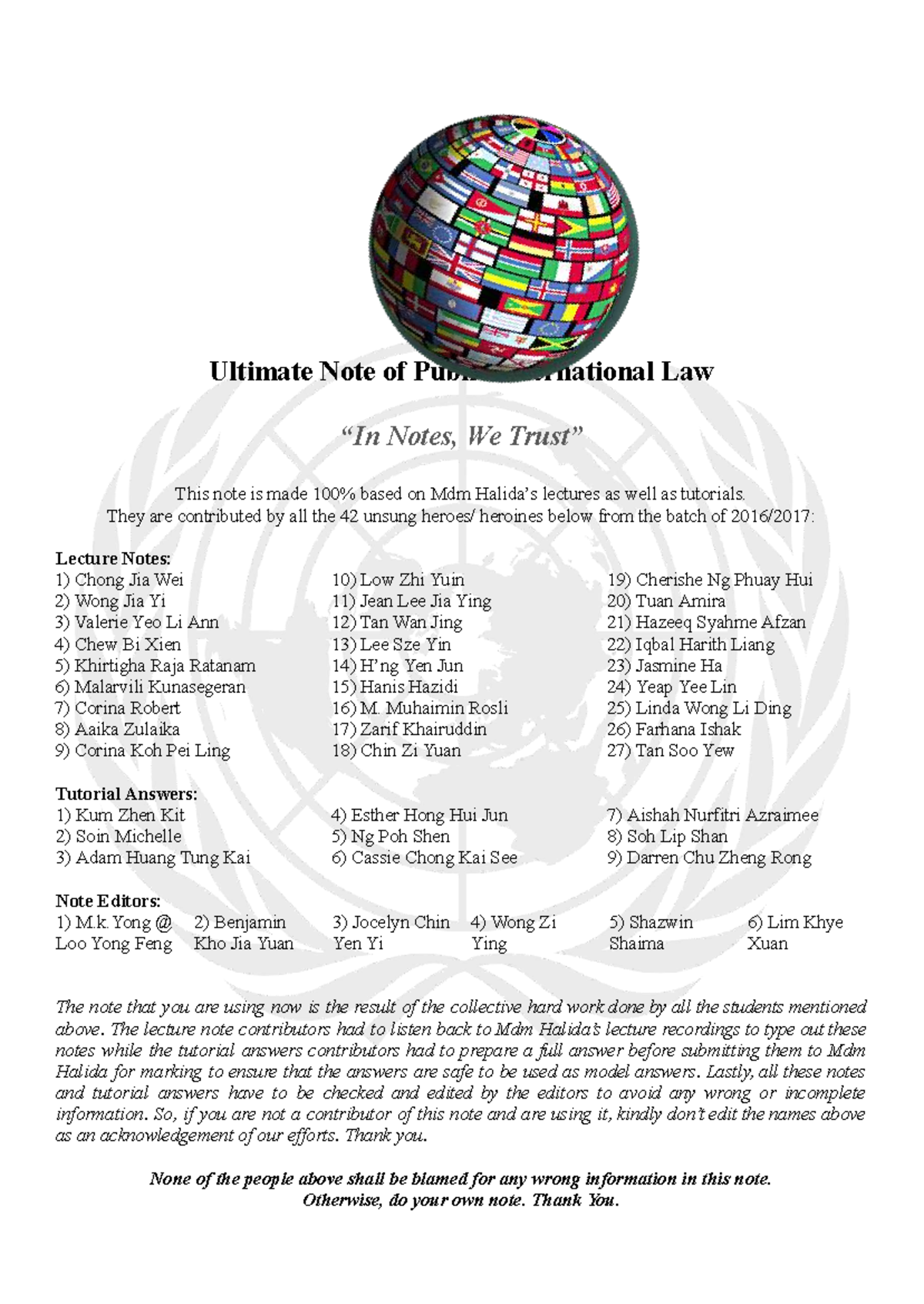 PIL 101: Comprehensive Final Exam Notes on Public International Law ...