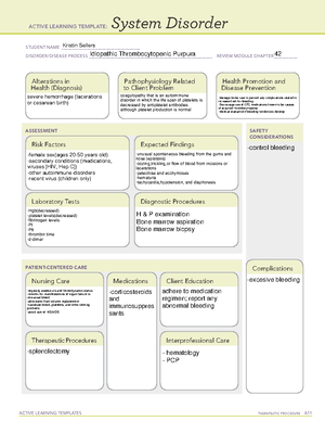 Blood Transfusion - ACTIVE LEARNING TEMPLATES THERAPEUTIC PROCEDURE A ...