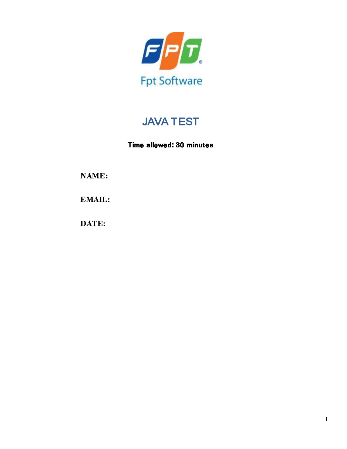 JAVA TEST: Comprehensive Questions and Answers (FST-1909) - Studocu