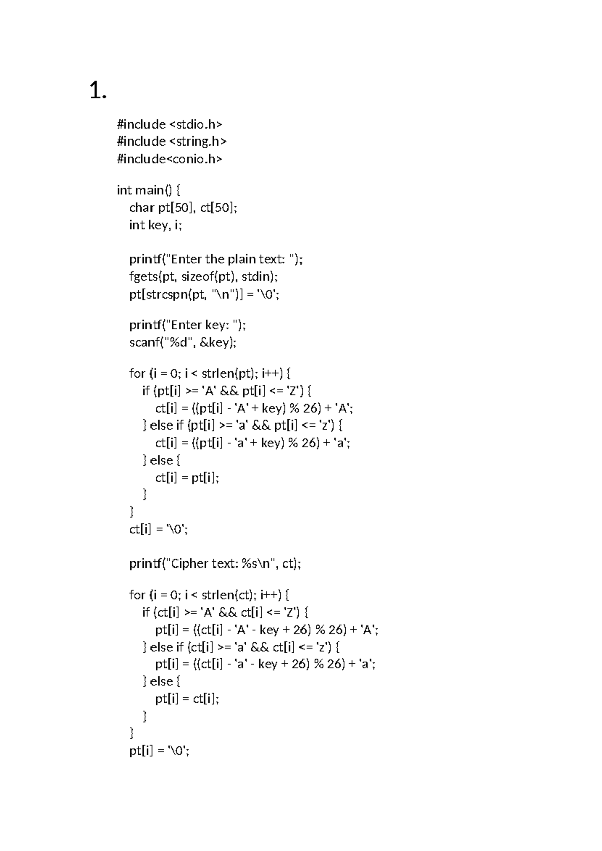 Cryptography Lab Notes: C Programming Techniques for Encryption - Studocu