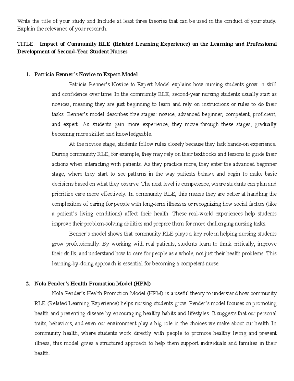 Group Activty Research - Write the title of your study and Include at ...