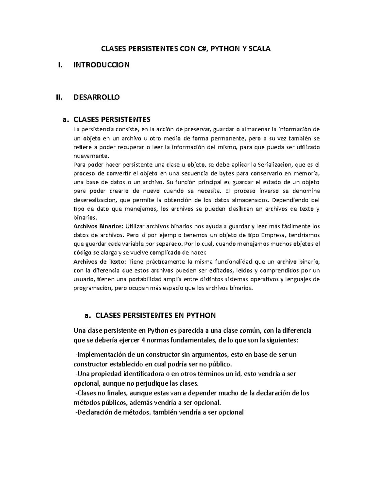 Clases Persistentes en C#, Python y Scala: Introducción y Ejemplos ...