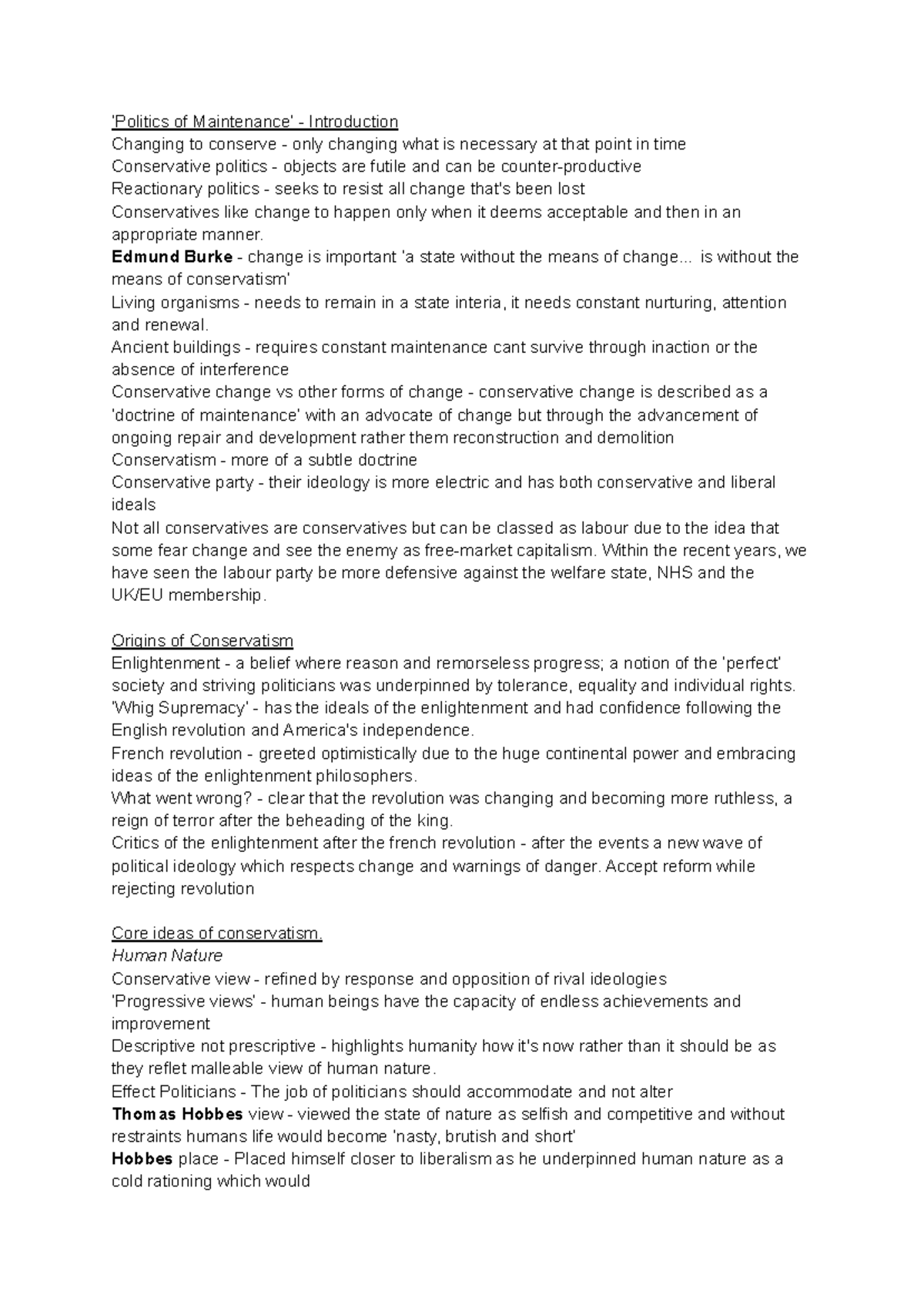 Political Ideology: Exploring Conservatism and Its Core Principles ...