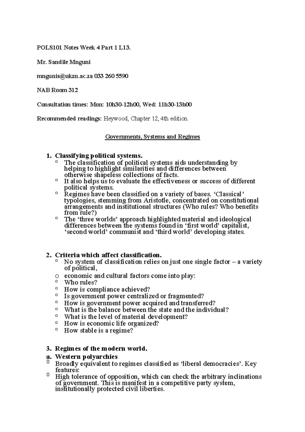 Pols 101 Final Exam 2023 - Key Concepts and Questions - Studocu