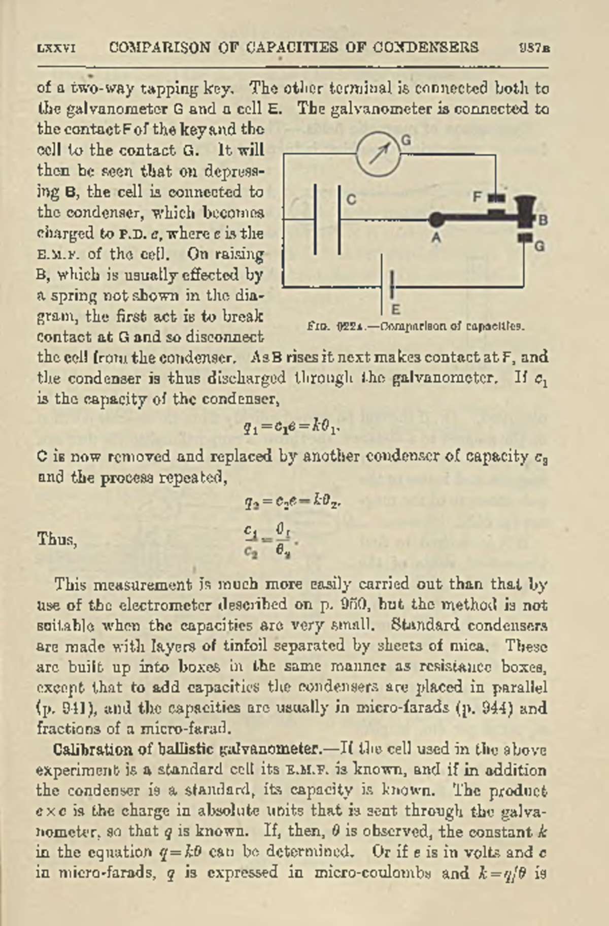 Comparison of Capacities of Condensers - Physics 987b - Studocu