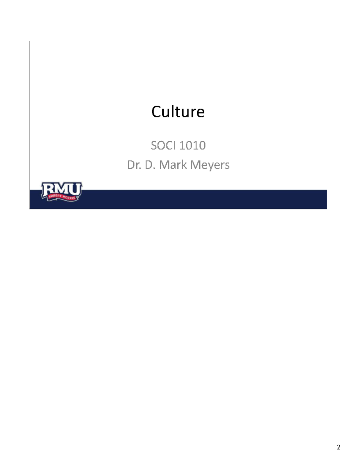 SOCI 1010 Lecture Notes: Understanding Culture & Dynamics - Studocu