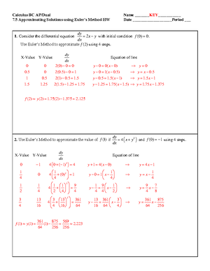BC Unit 10 Homework - Practice worksheet - AP Calculus BC Unit 10 ...