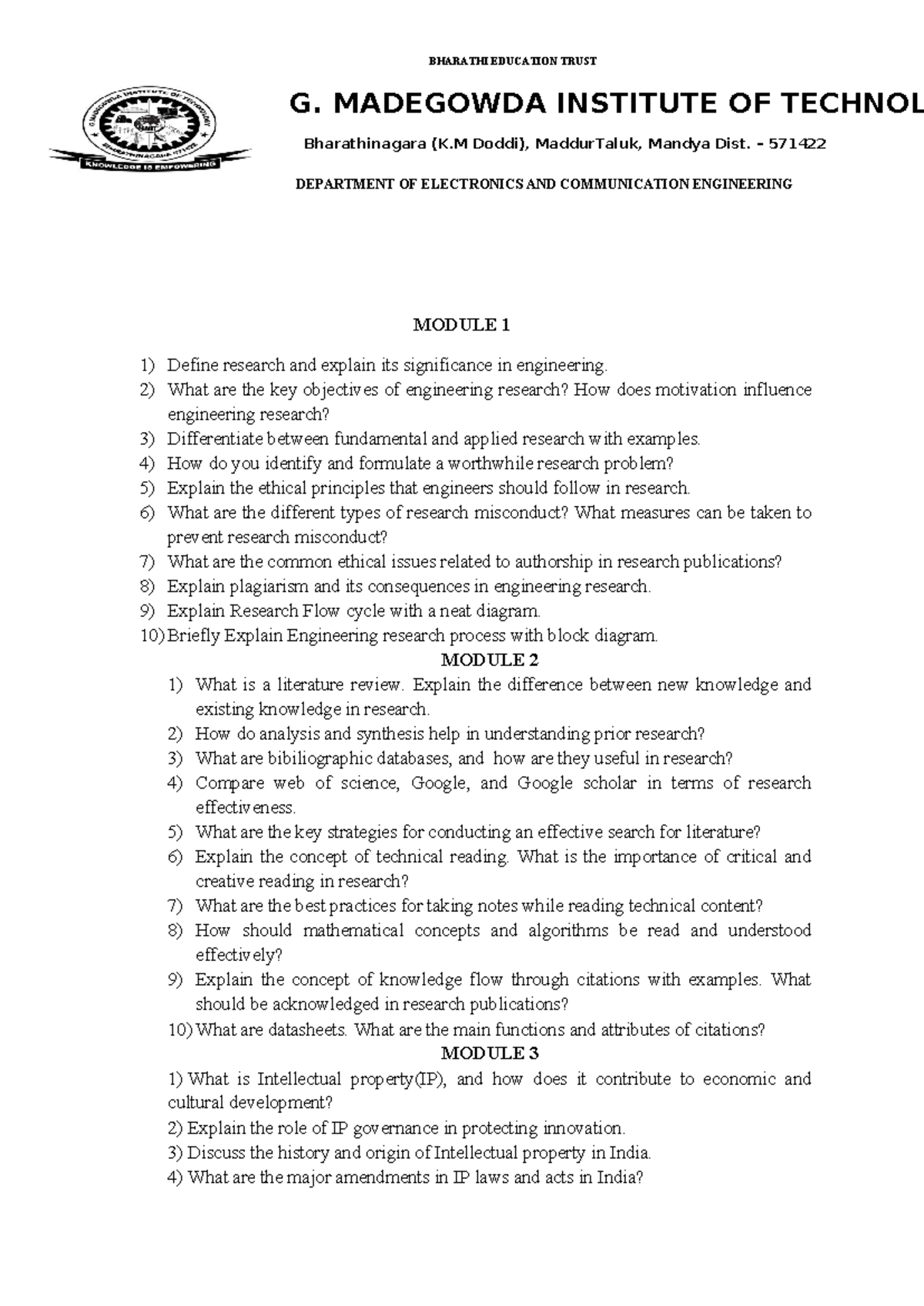 RM&IPR: Research Methodology & Intellectual Property Rights Notes - Studocu