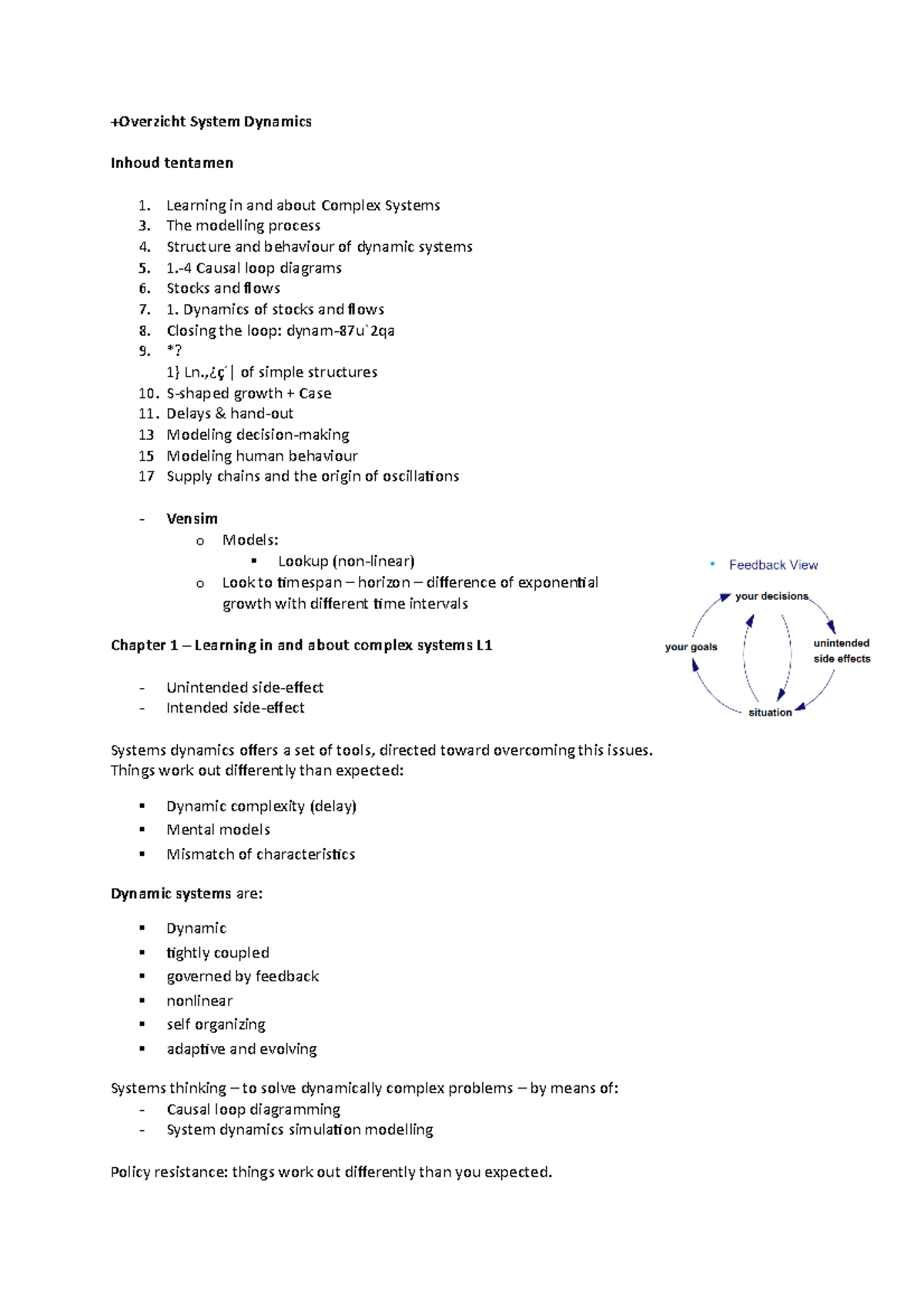 System Dynamics Overview: Key Concepts and Modelling Techniques ...