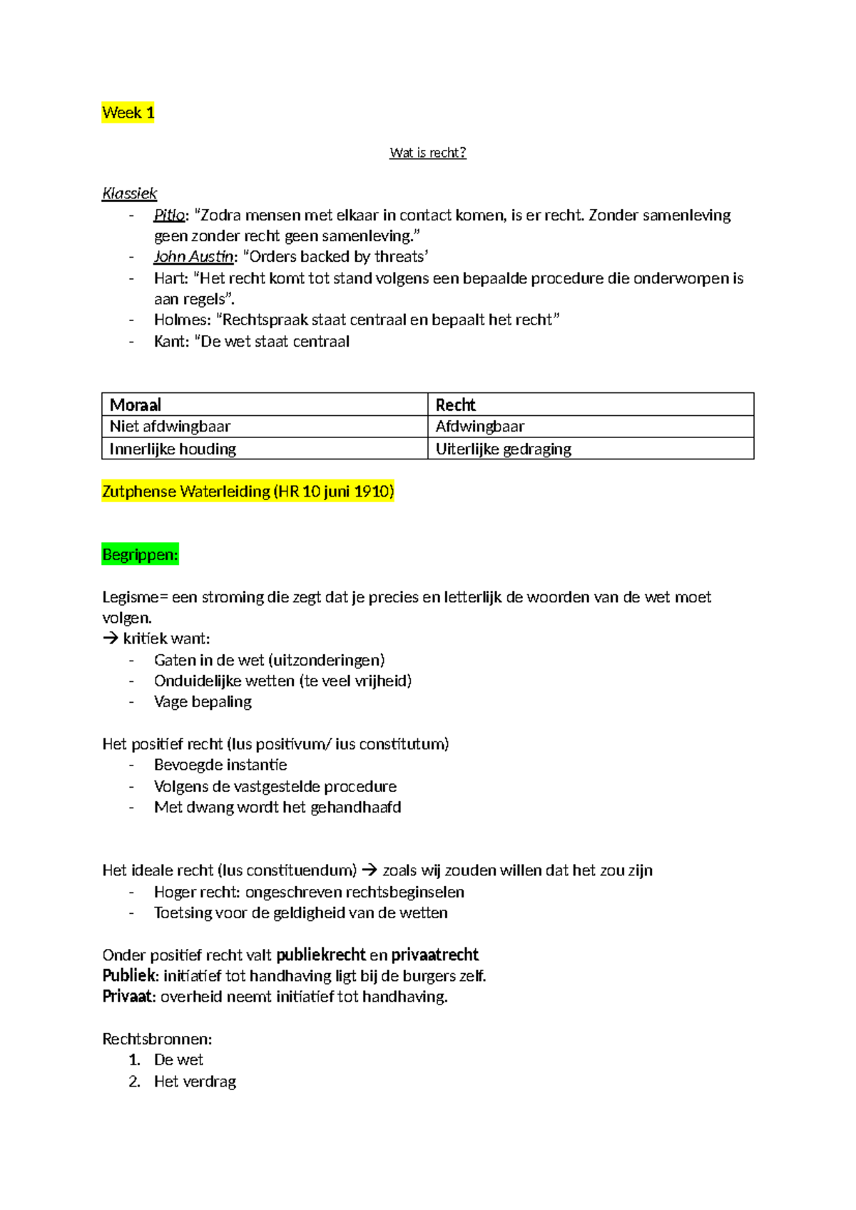 Law Notes: Week 4 Insights on Criminal Law and Legal Principles ...
