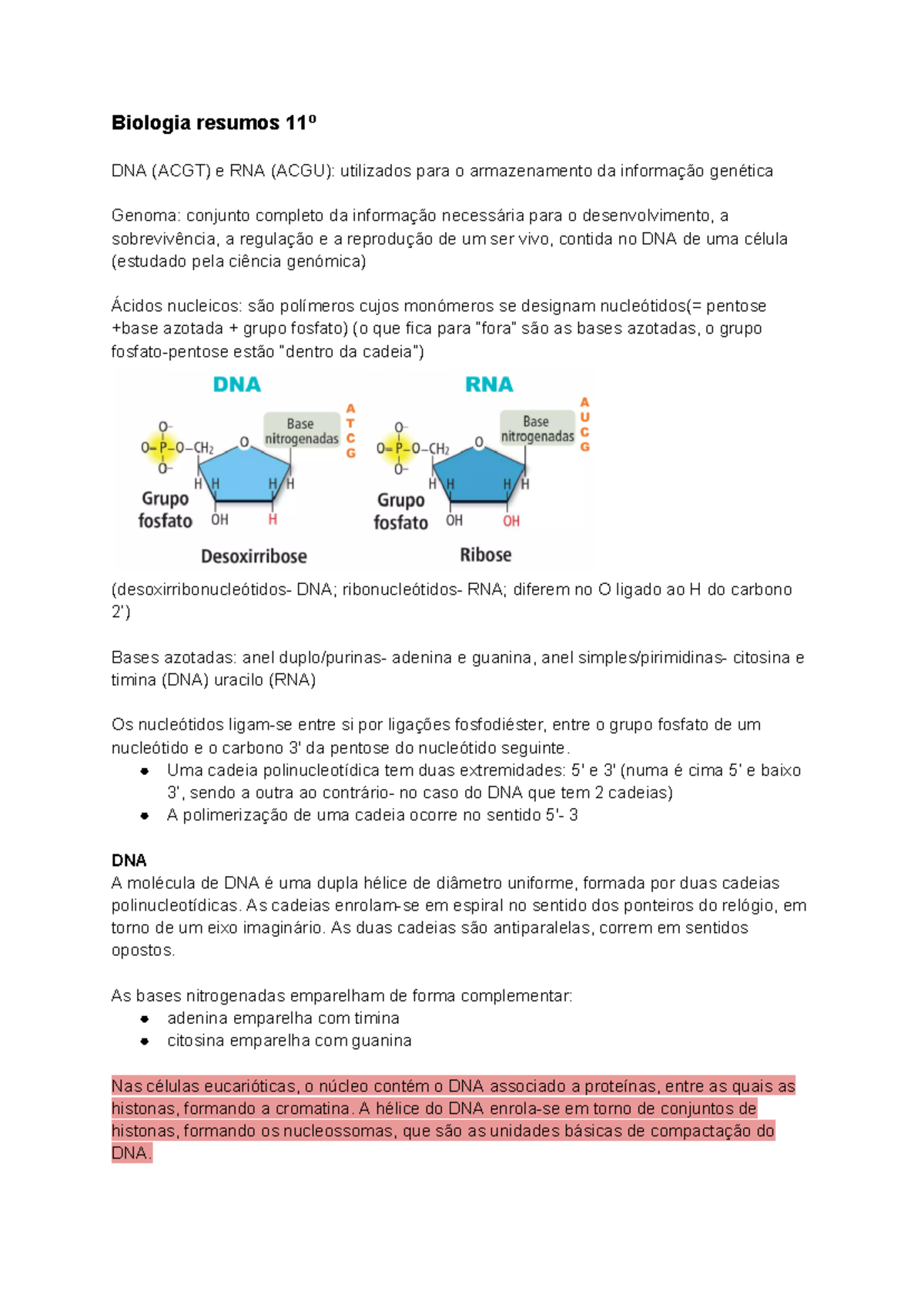 Biologia resumos 11º - Summary A Level Biology - Biologia resumos 11º ...