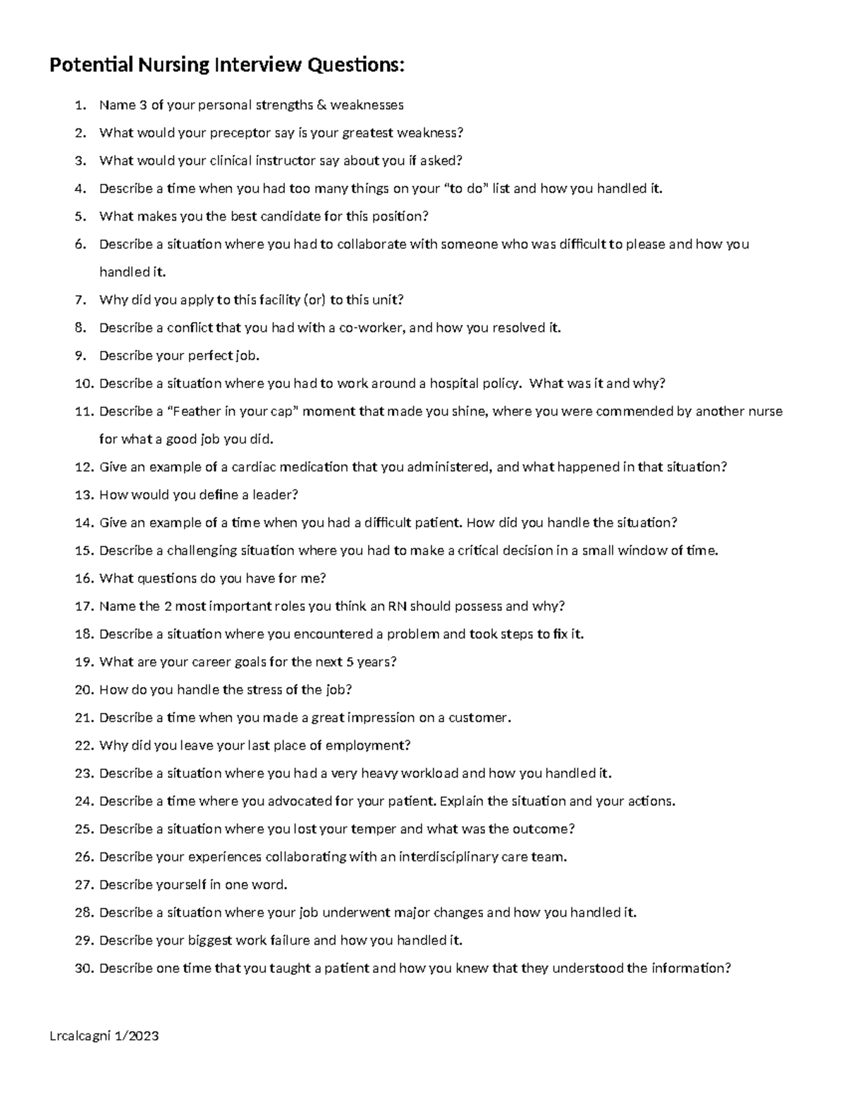 Nursing Interview Questions: Key Insights & Strategies for Success ...